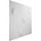 Ekena Millwork Avila EnduraWall Decorative 3D Wall Panel, White, 19 5/8"W x 19 5/8"H WP20X20AVWH - alternate 5